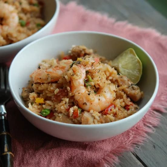 Asopao with Chicken and Shrimp