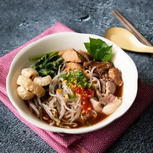 Authentic Thai Boat Noodles