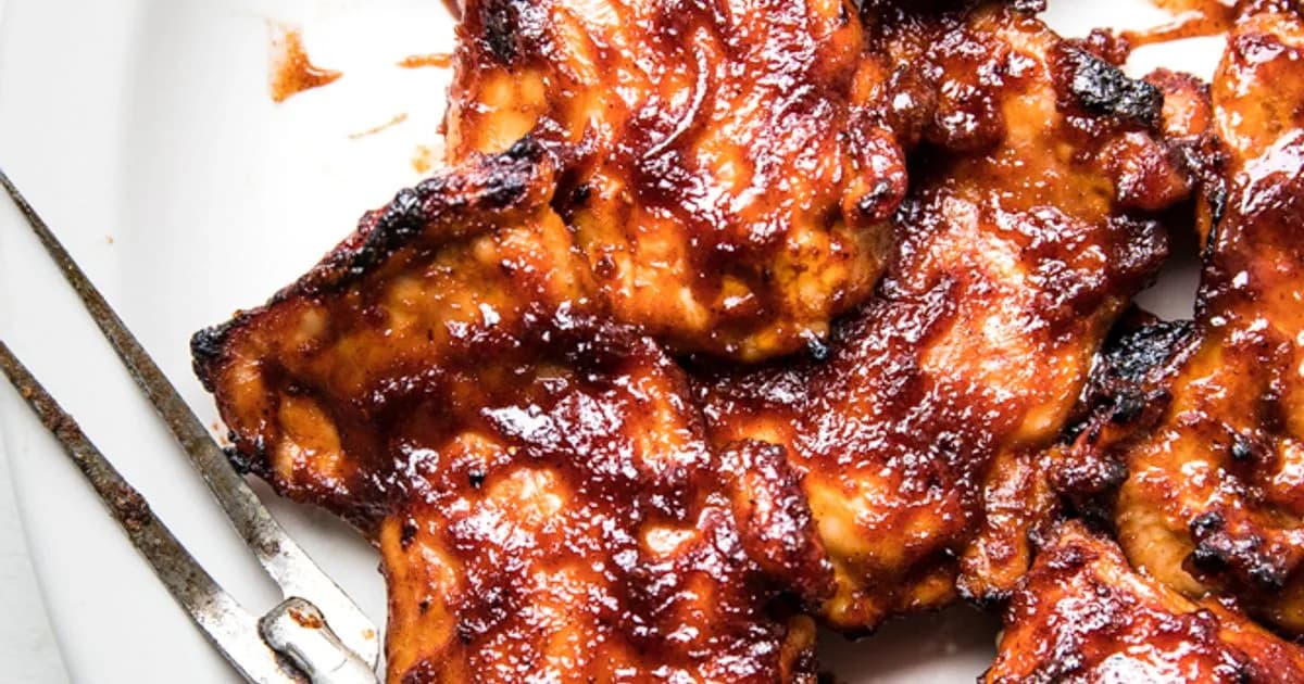 Baked BBQ Chicken Thighs
