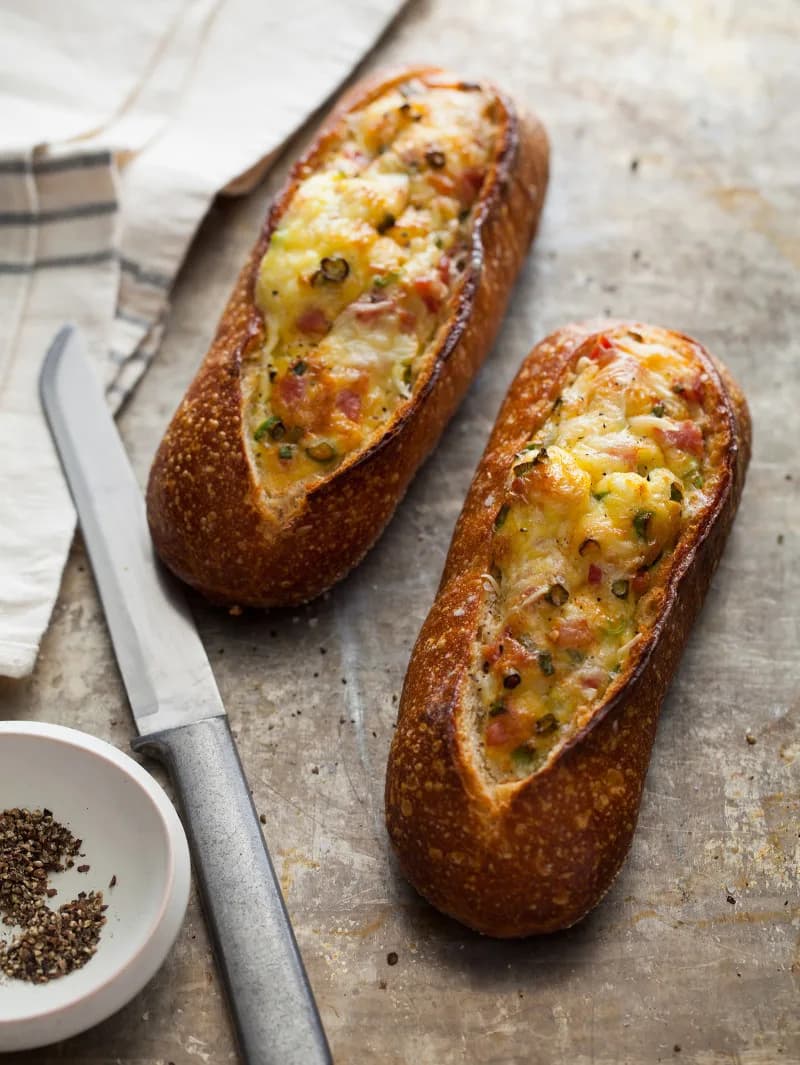 Baked Egg Boats