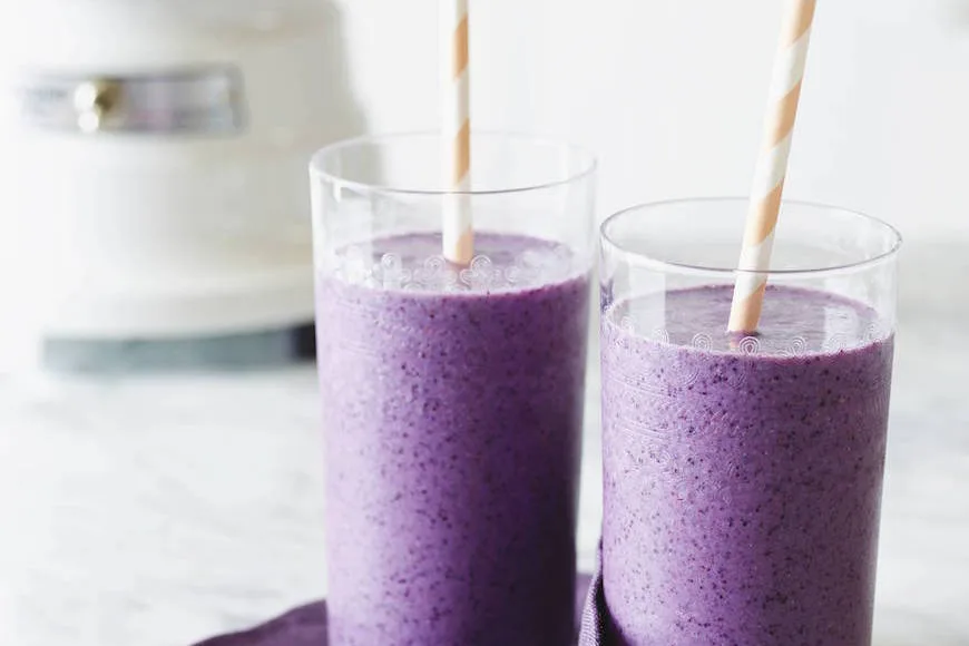 Banana Blueberry Smoothies