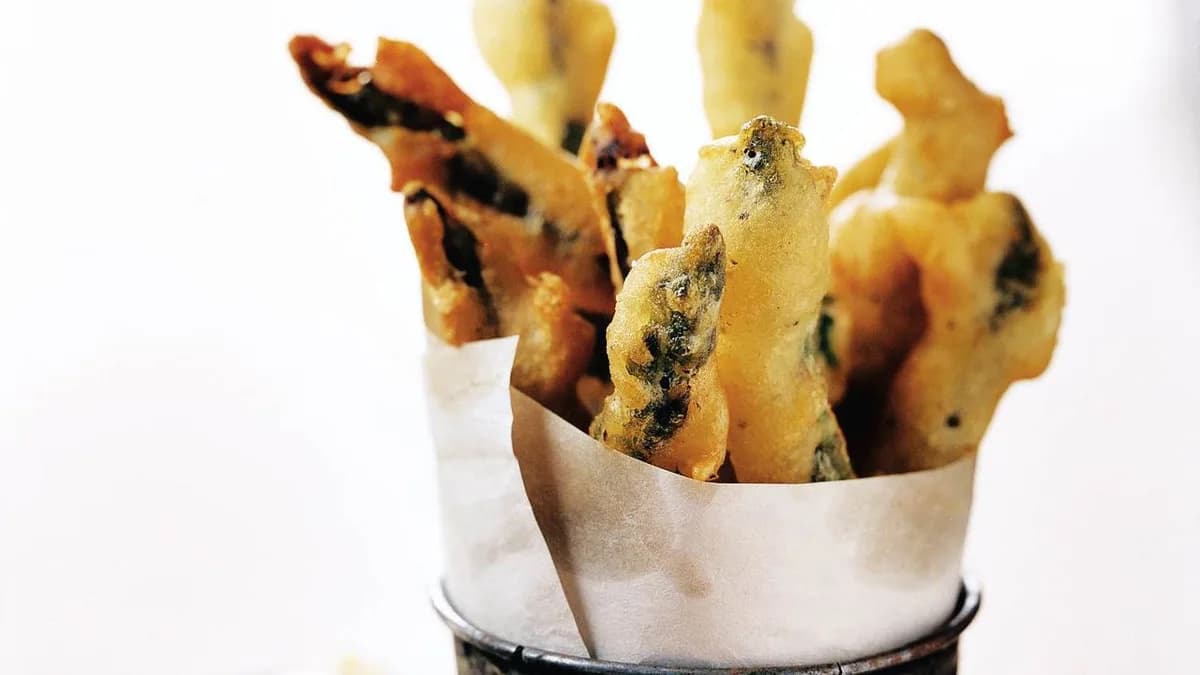 Beer-Battered Asparagus