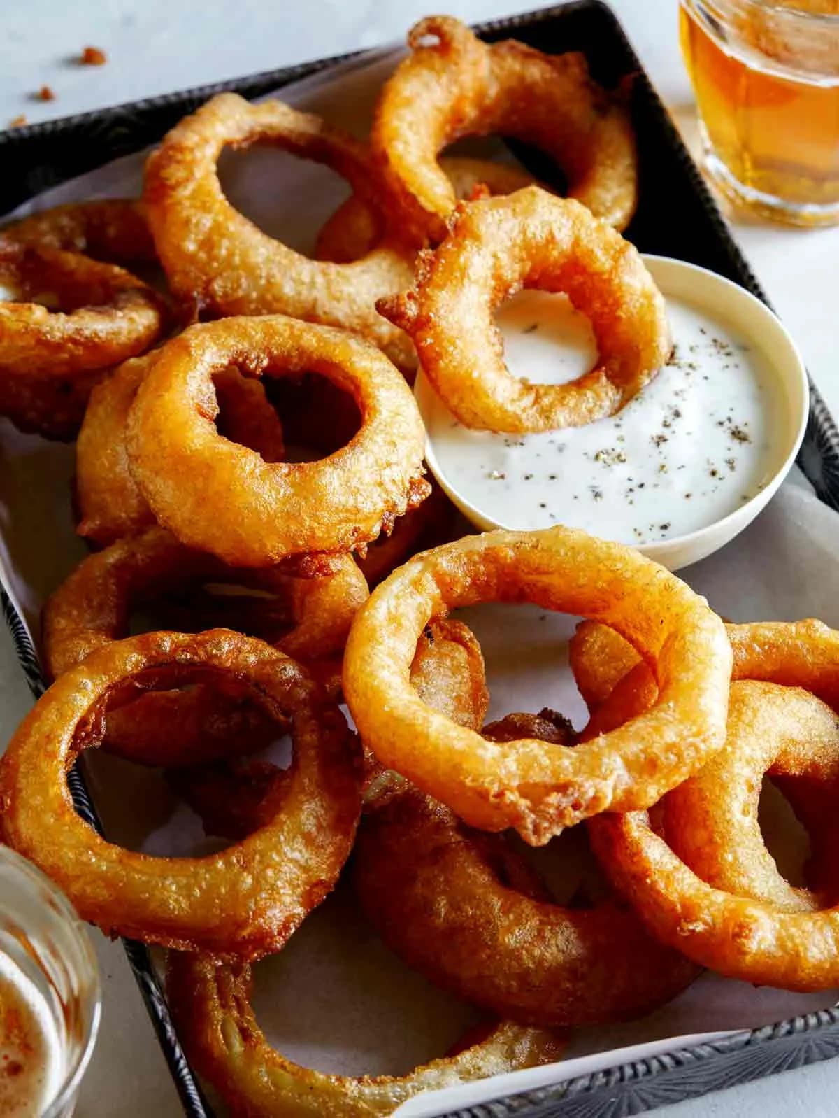 Beer Battered Onion Rings