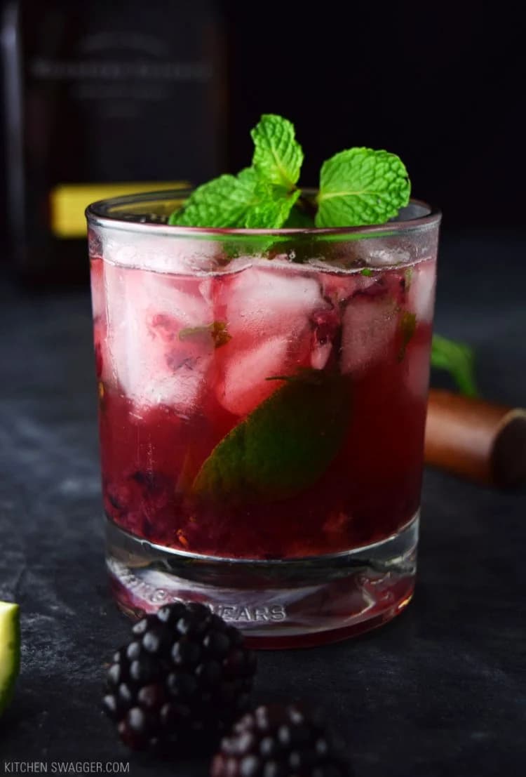 Blackberry Bourbon Smash
