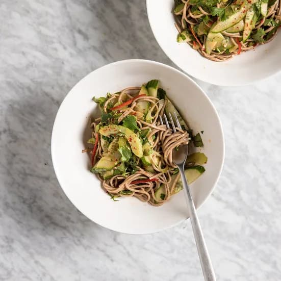 Buckwheat Soba Tiger Salad