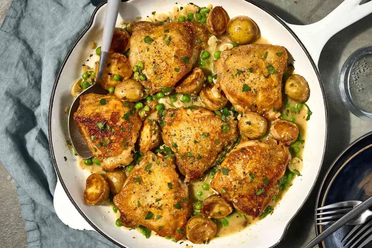 Chicken Vesuvio