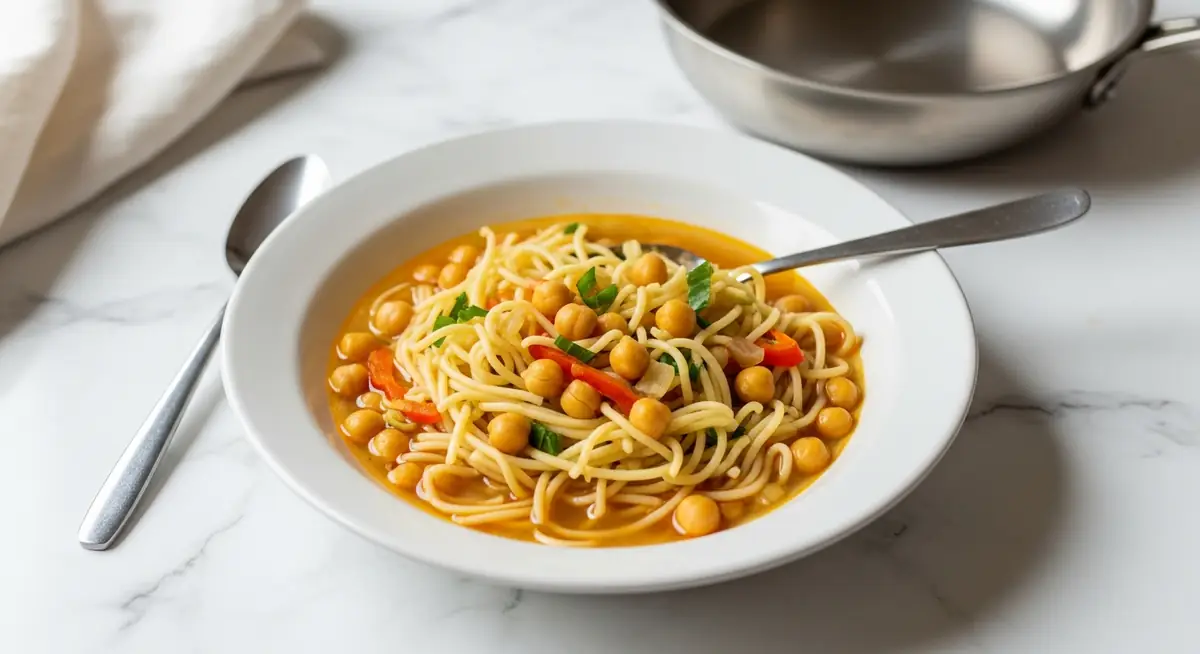 Chickpea Noodle Soup