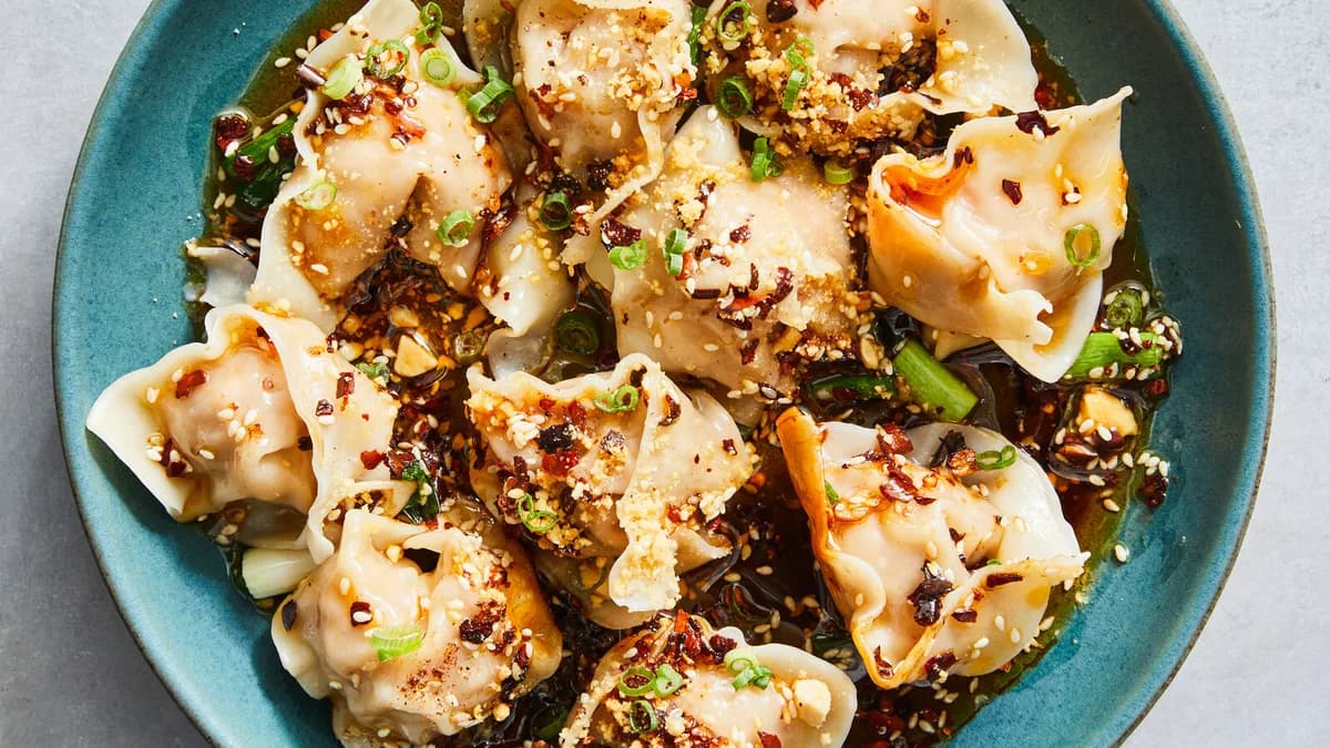 Chile Oil Wontons