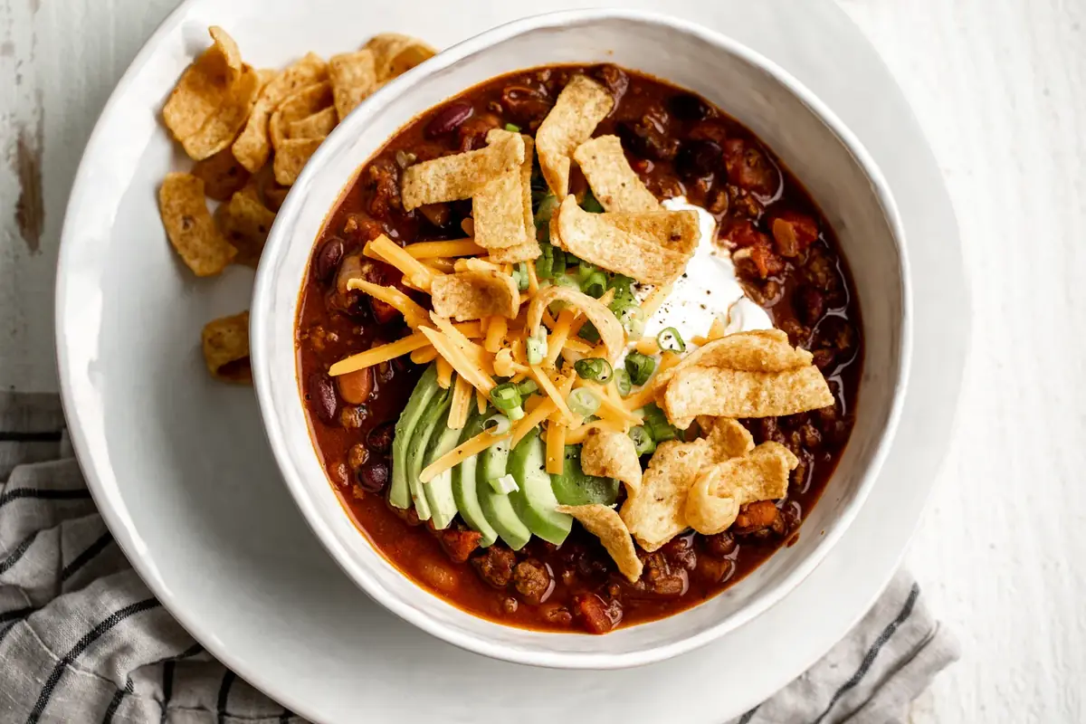 Classic Ground Beef Chili