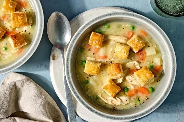 Creamy Chicken Potpie Soup