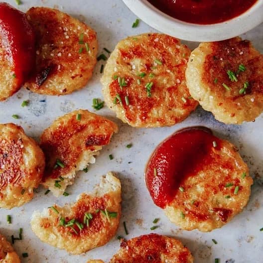 Crispy Baked Cauliflower Tots