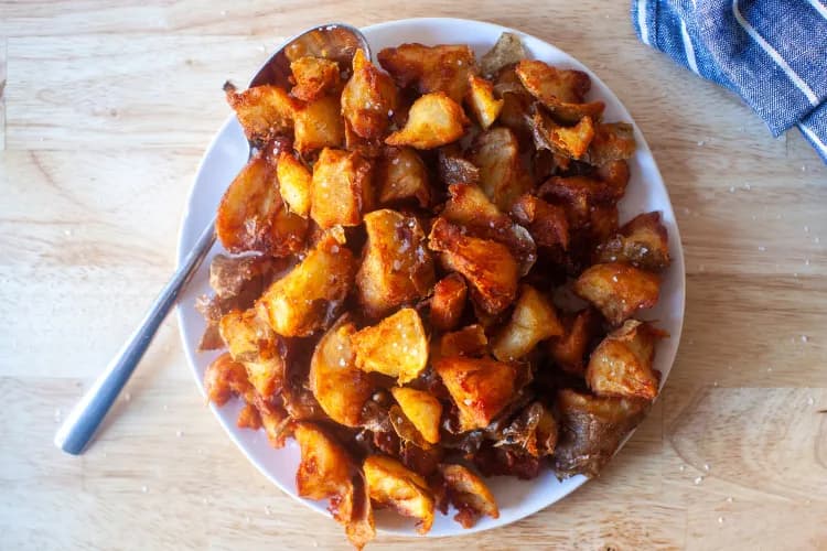 Crispy Crumbled Potatoes
