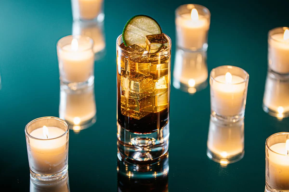 Dark & Stormy Cocktail