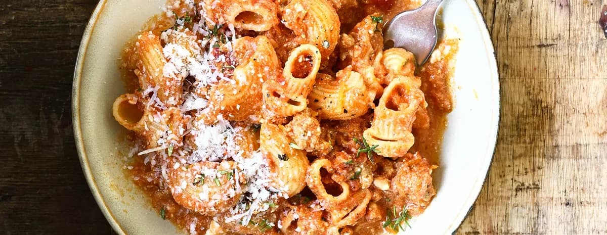 Easy Ragu with Ricotta