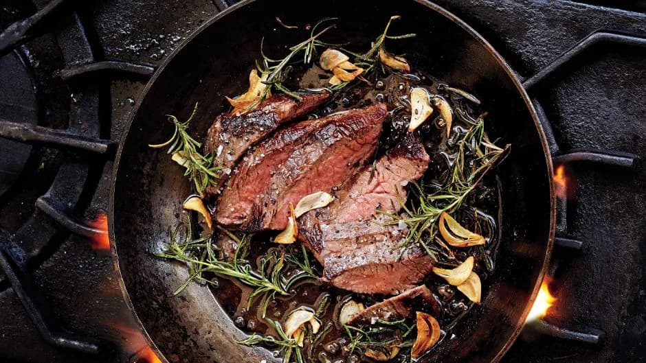 Garlic-Rosemary Steak