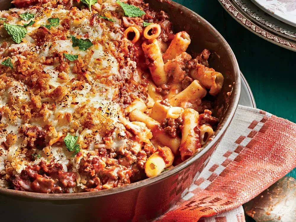 Greek Baked Ziti