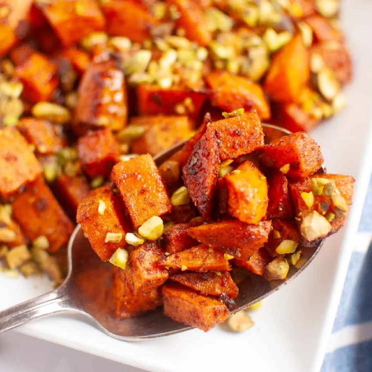 Harissa Spiced Sweet Potatoes