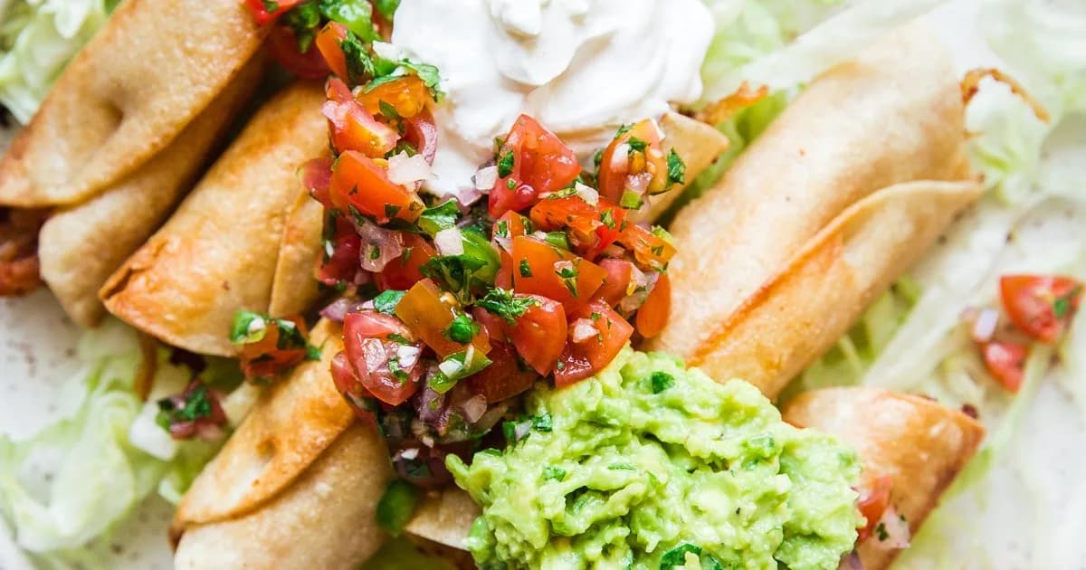 Homemade Chicken Taquitos