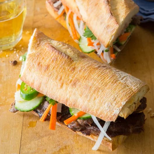 Lemongrass Beef Banh Mi