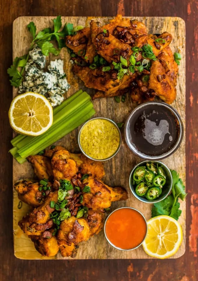 Maple Bacon Hot Wings