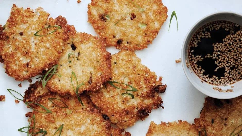 Millet-Scallion Pancakes