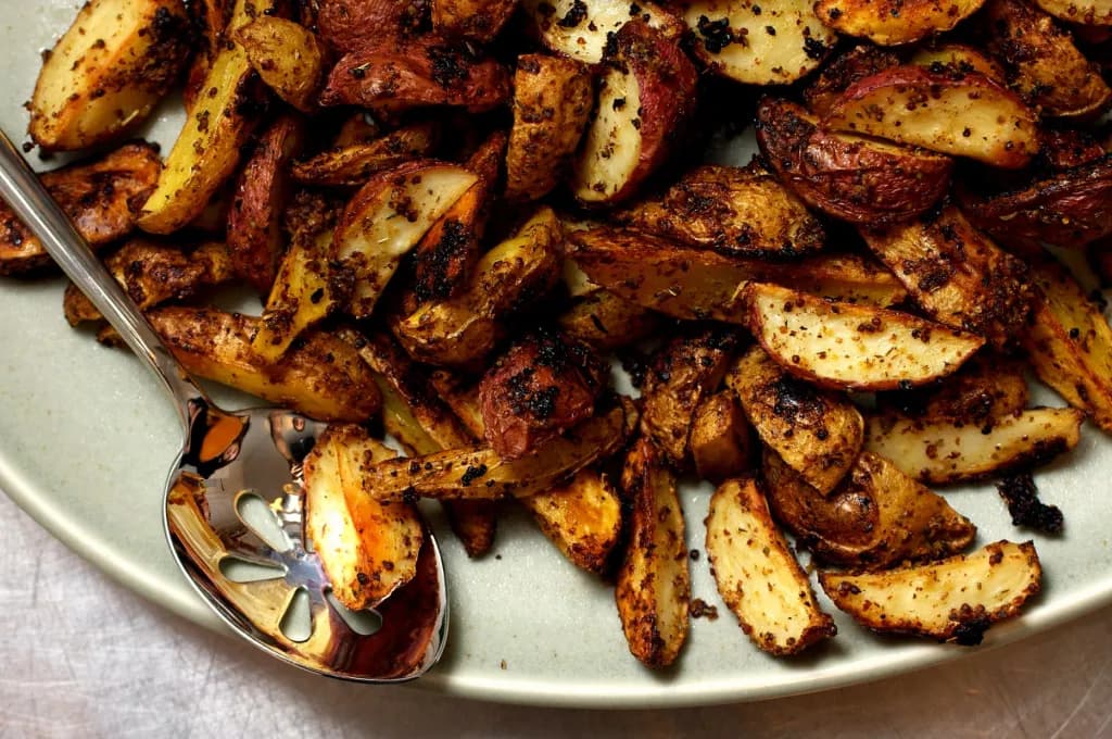 Mustard-Roasted Potatoes