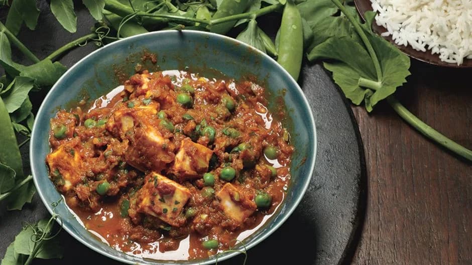 Paneer Curry with Peas