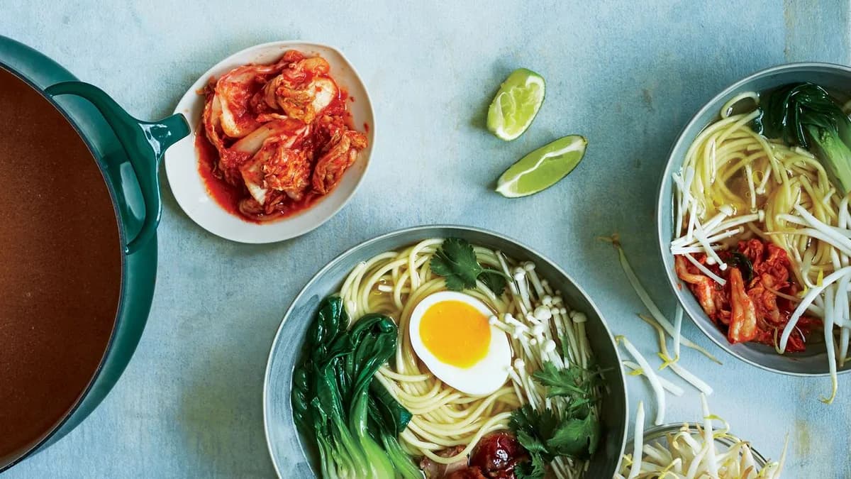 Ramen with Smoked Turkey Broth