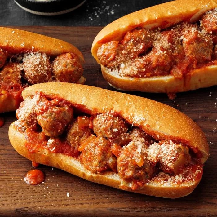 Ricotta Meatball Hoagies