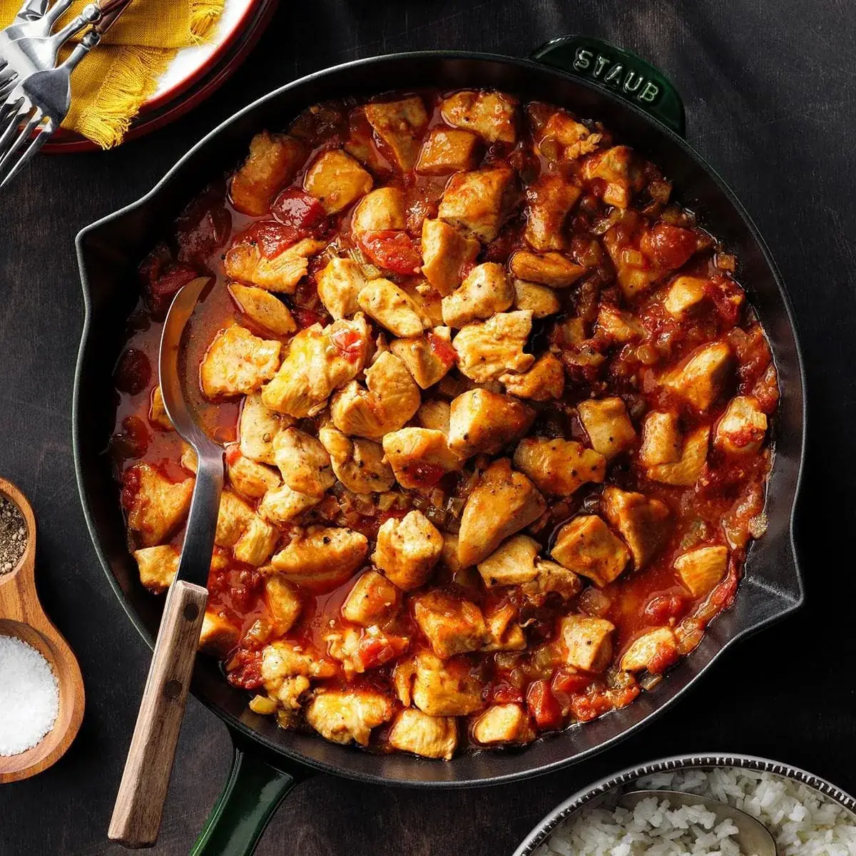Roast Creole Chicken Thighs