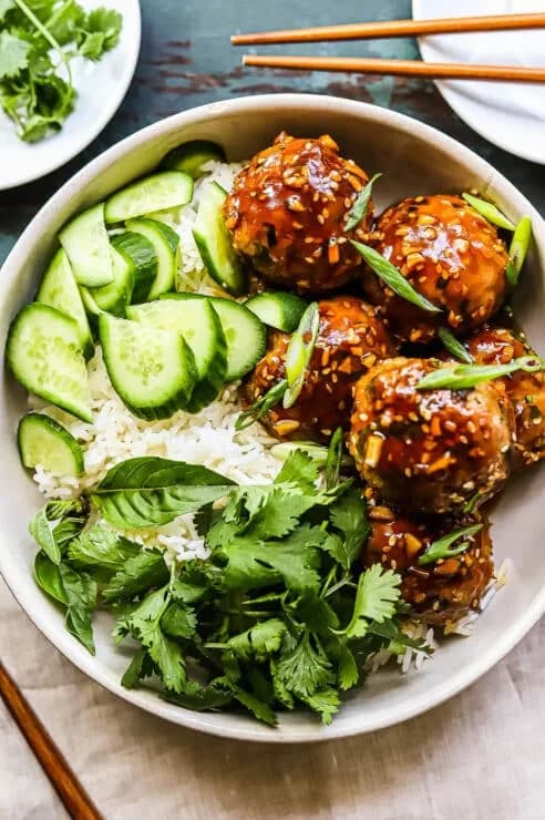 Sesame-Ginger Meatballs