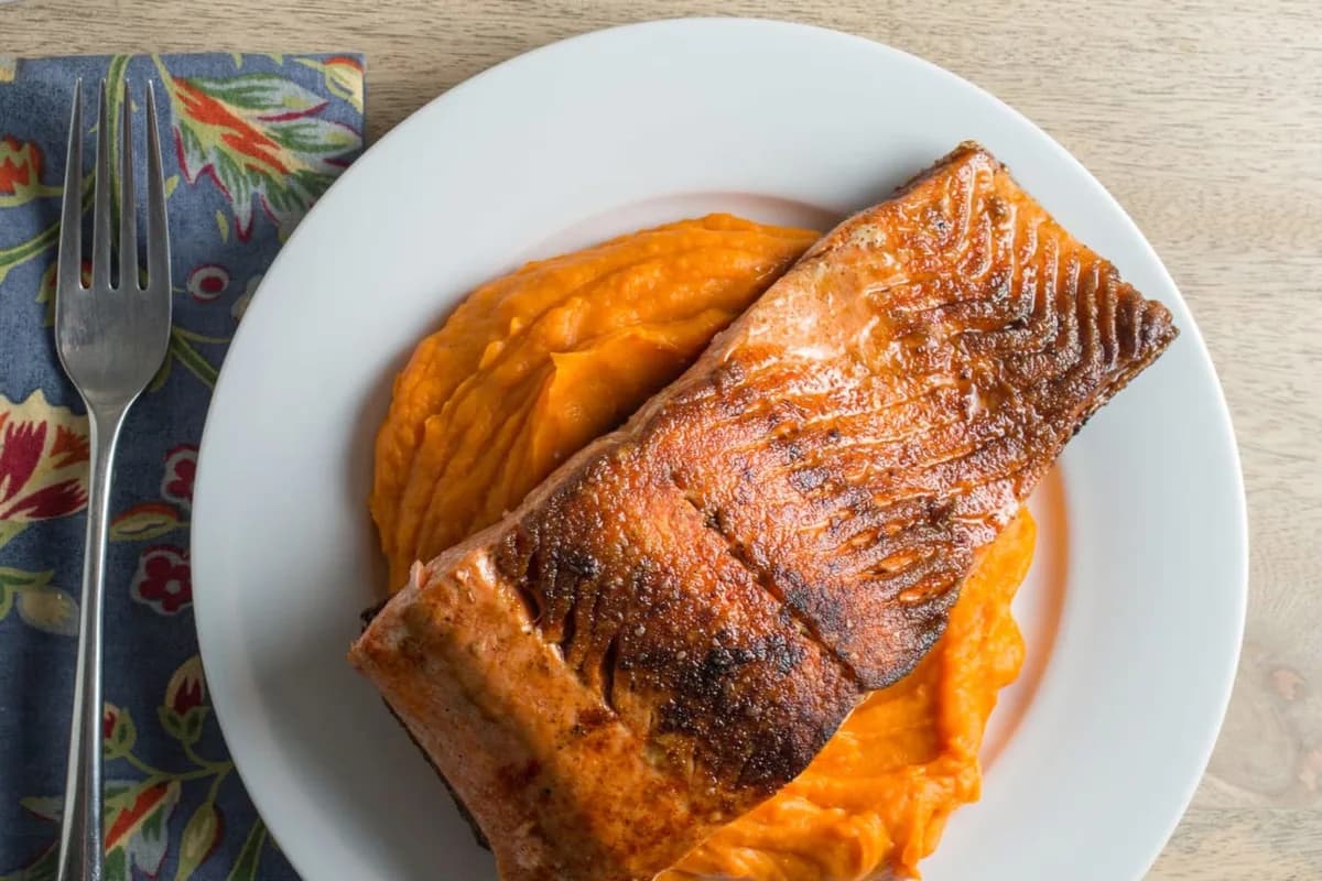Simple Pan Seared Salmon