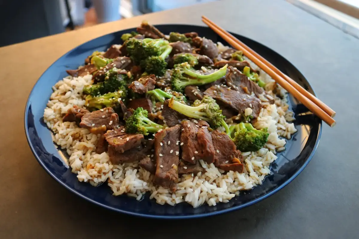 Slow Cooker Beef & Broccoli