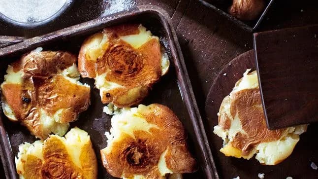 Smashed Roasted Potatoes
