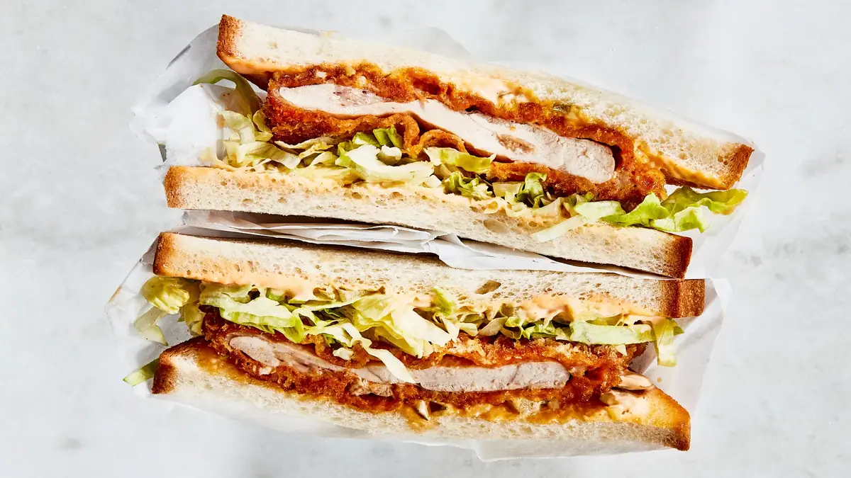 Spicy Chicken Katsu Sandwiches