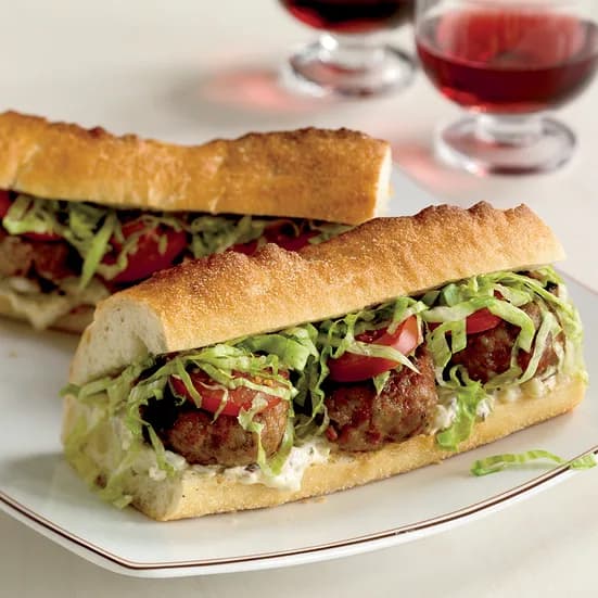 Spicy Pork Po'Boys