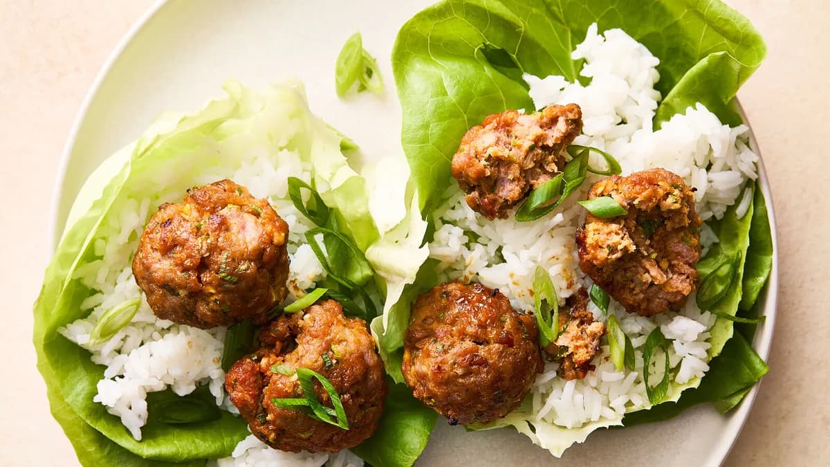 Ssamjang Pork Meatballs