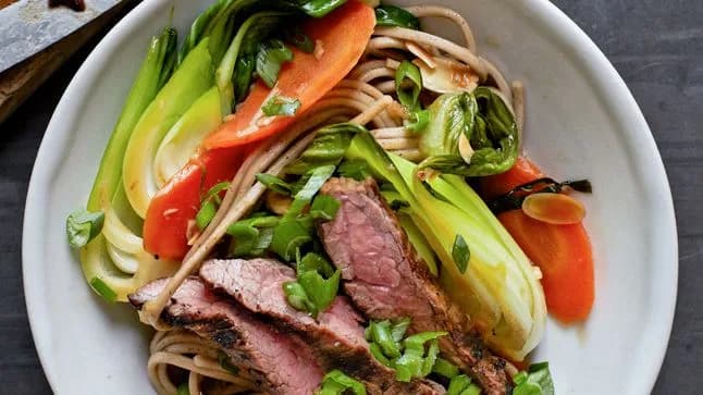 Steak and Soba Stir Fry