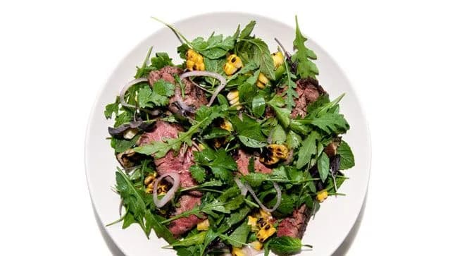 Steak Salad with Herbs