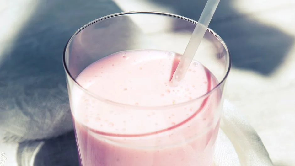 Strawberry-Coconut Lassi