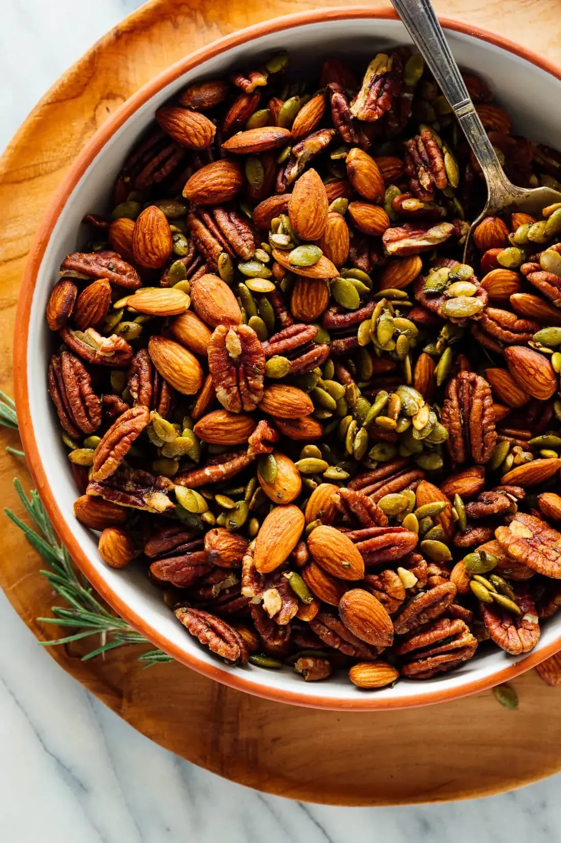 Sweet & Spicy Roasted Nuts