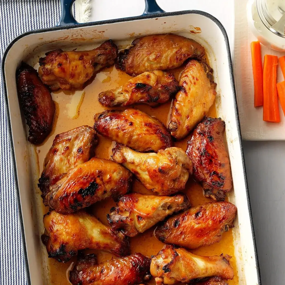 Sweet & Sticky Hot Wings