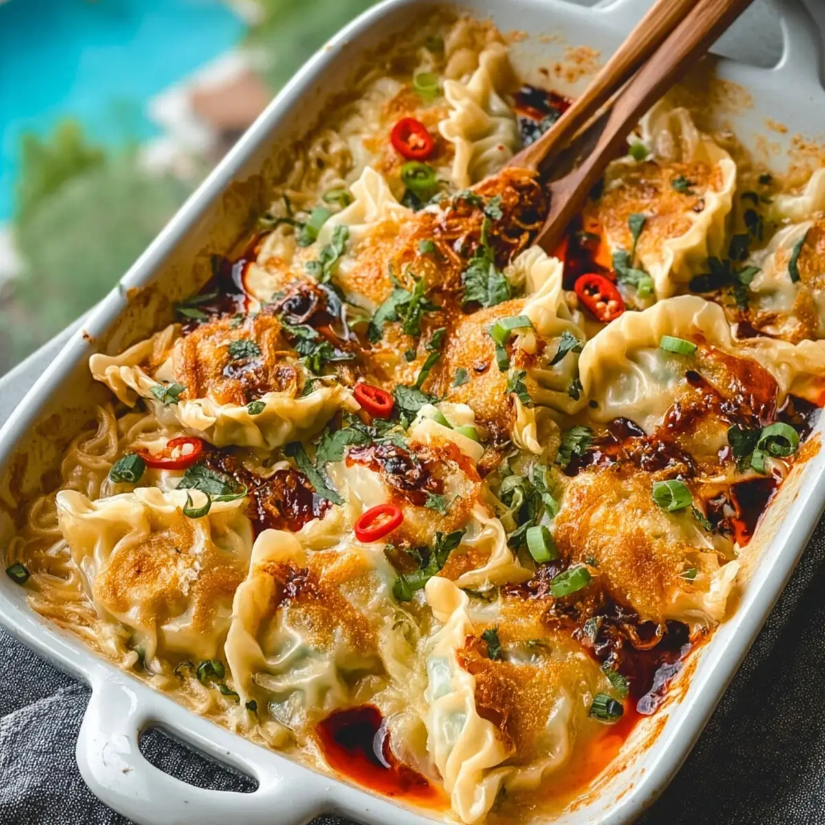 Thai Dumpling Casserole