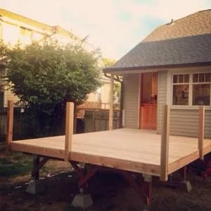 Preparing an outdoor dining room