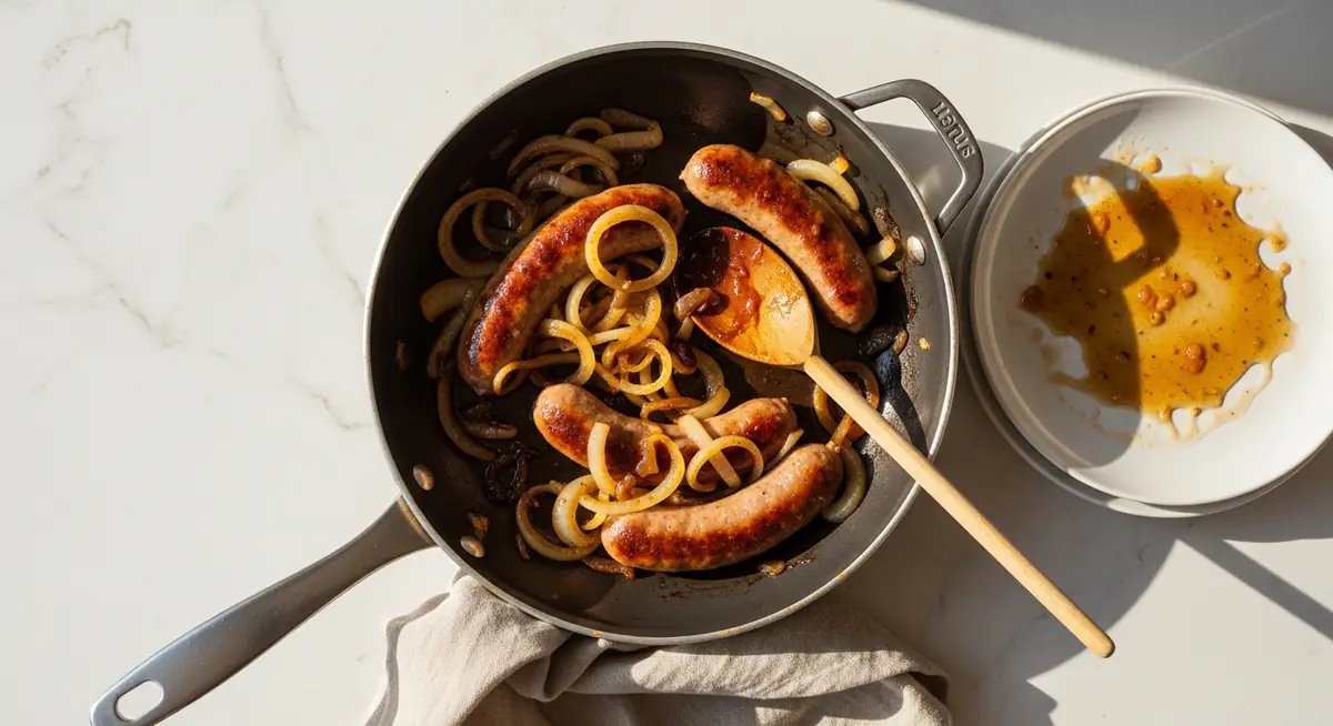 pfriem japanese lager brats, two ways