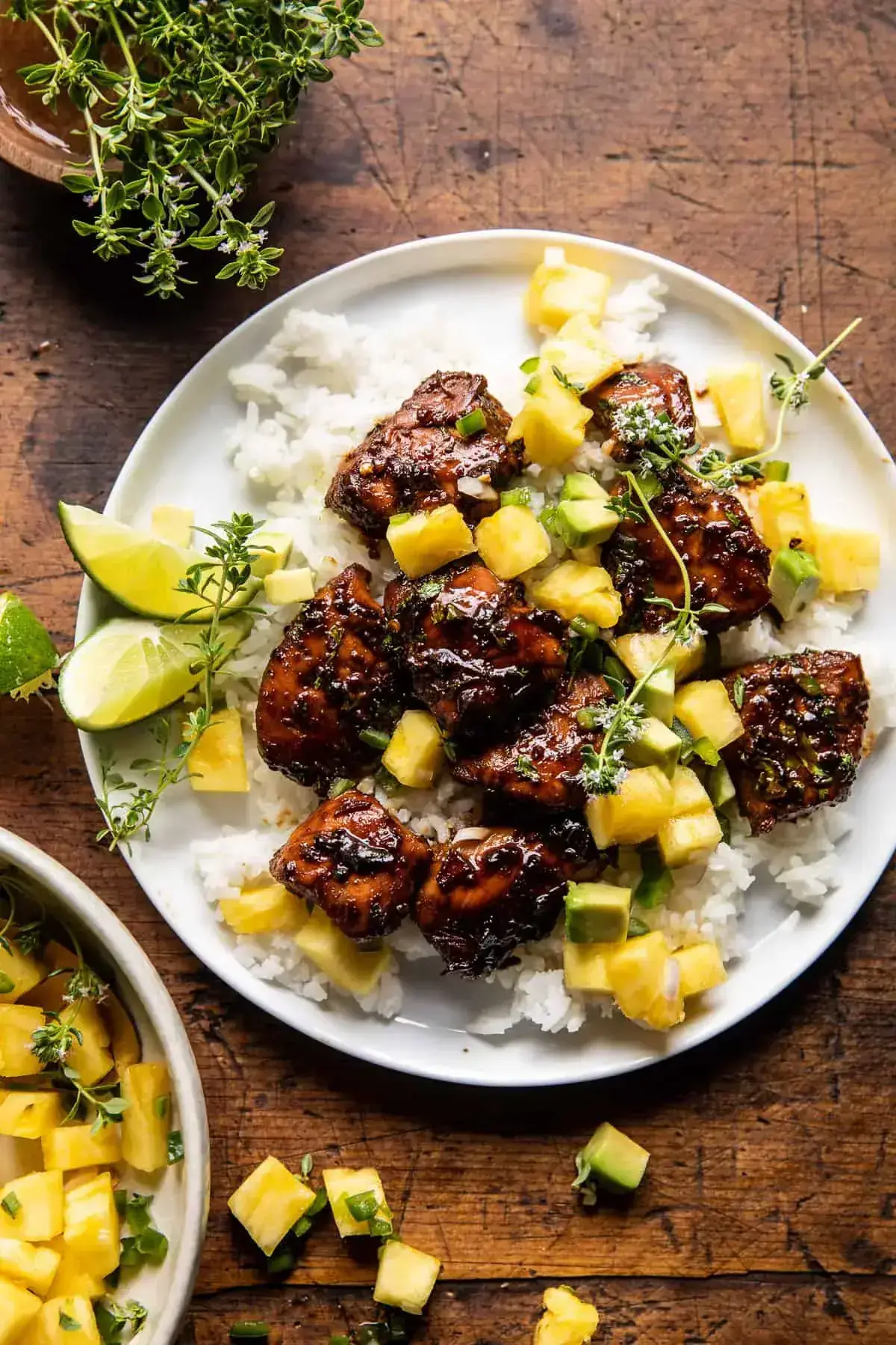 30 Minute Pineapple Chicken with Coconut Rice