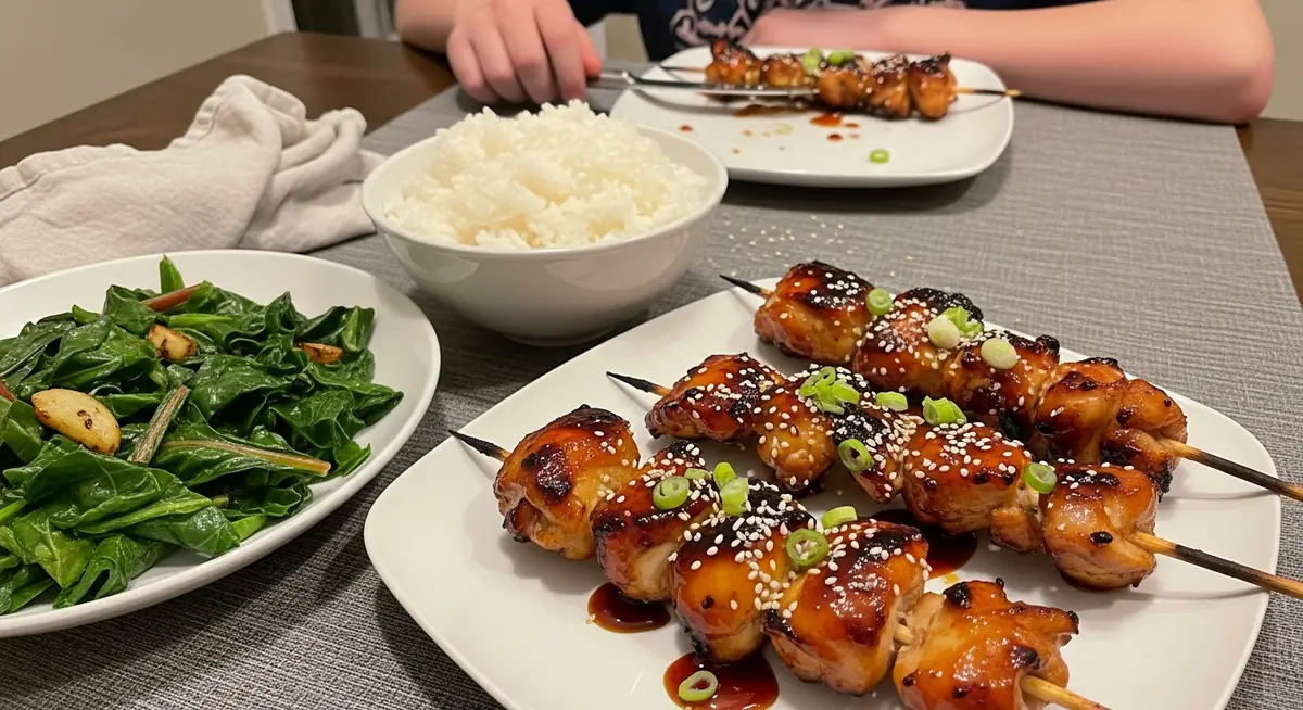 Bachan's Teriyaki Chicken Skewers