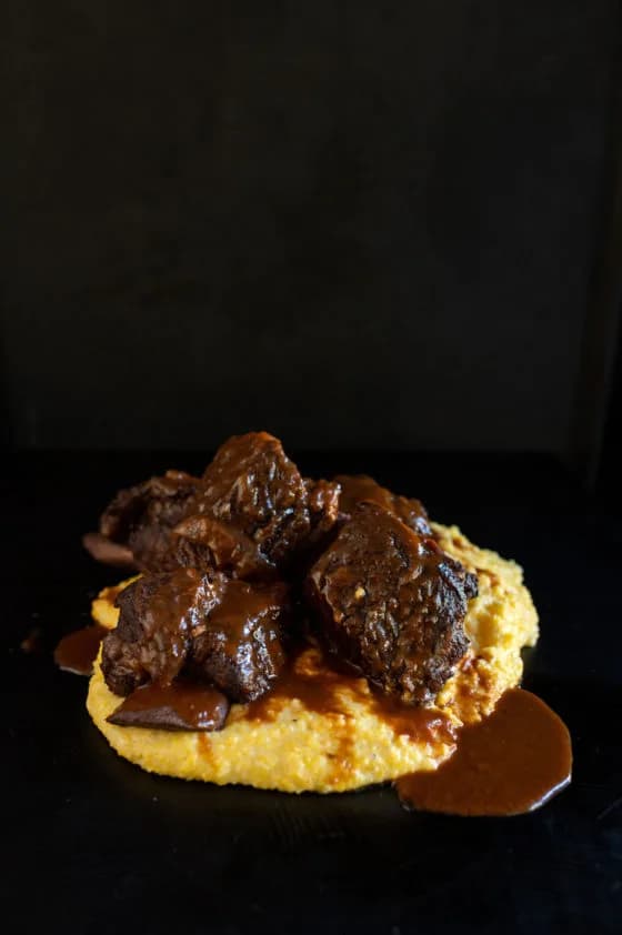 Braised Short Ribs with Polenta
