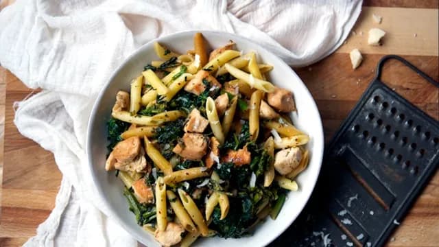 Chicken Breast and Broccoli Rabe with Penne