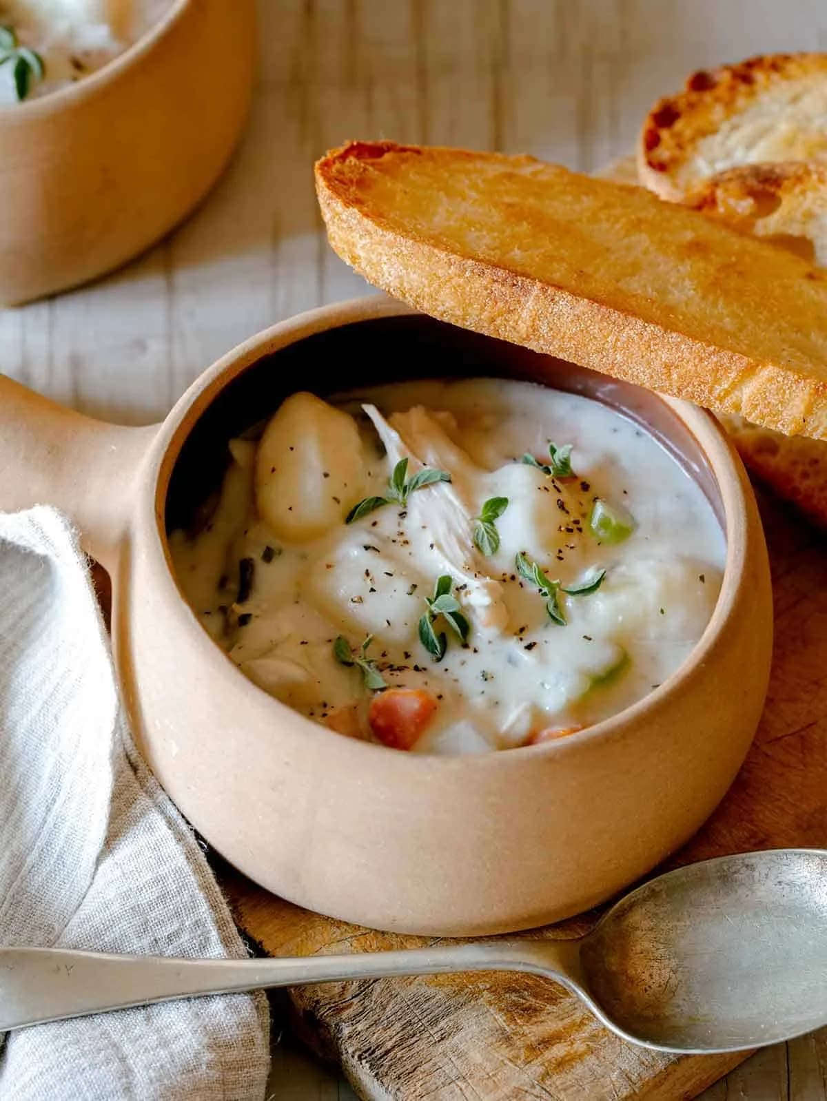 Creamy Chicken and Gnocchi Soup